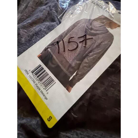 NWT Mondetta Soft Performance Hoodie – Purple Melange – Women’s Size Small - Picture 8 of 9